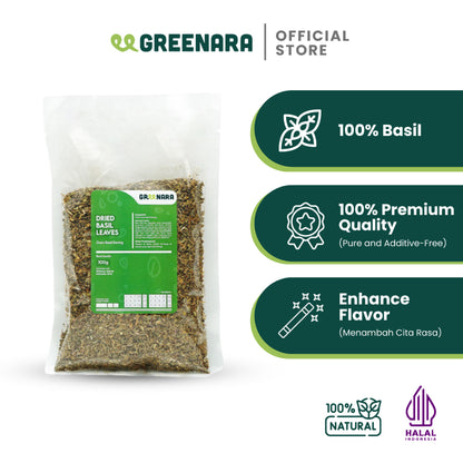 Greenara Daun Basil Kering 100gr