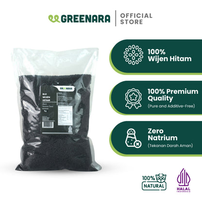Greenara Wijen Hitam 1kg