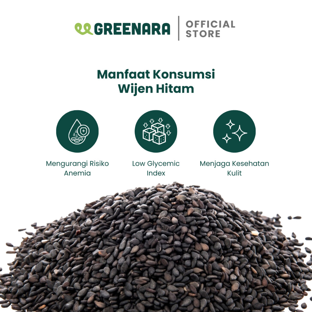 Greenara Wijen Hitam 1kg