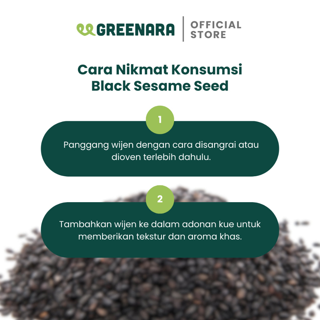 Greenara Wijen Hitam 1kg