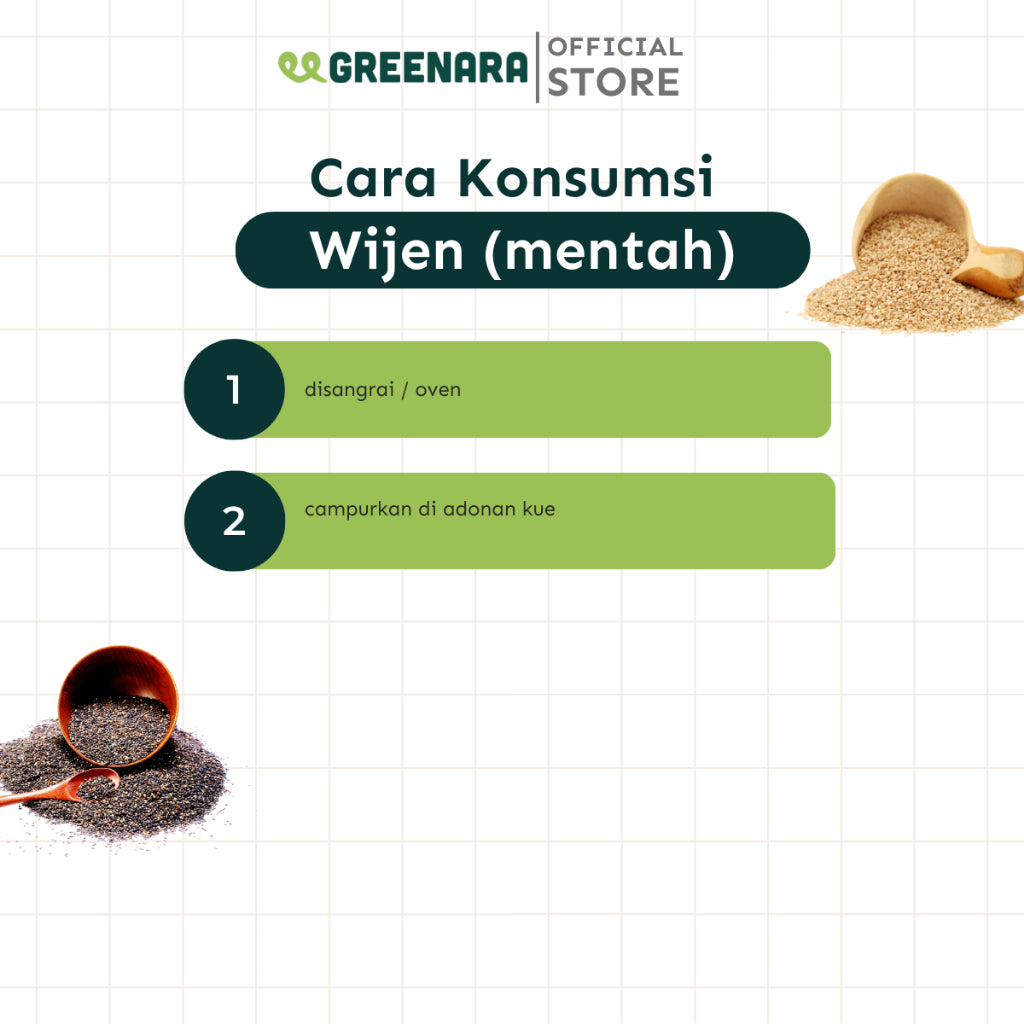 Greenara Wijen Hitam 250gr