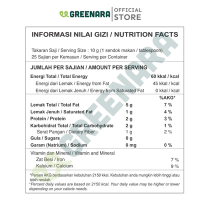 Greenara Wijen Hitam 250gr