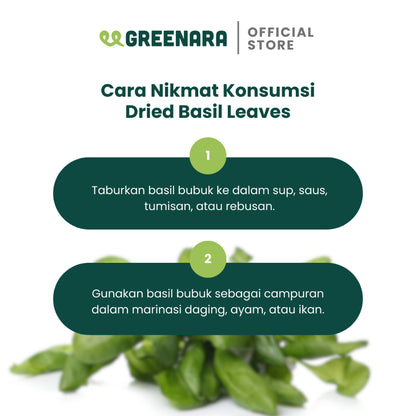 Greenara Daun Basil Kering 100gr