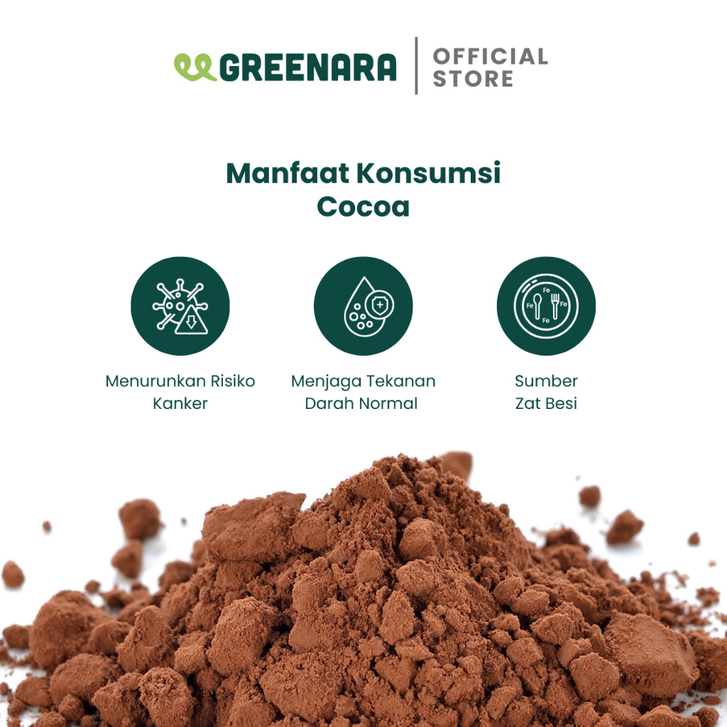 Greenara Cocoa Powder 150gr / Bubuk Coklat
