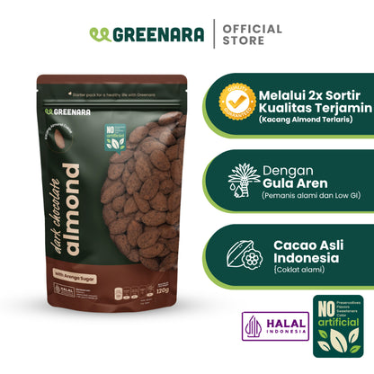 Greenara Natural Roasted Nuts Series/ Kacang Panggang / Walnut / Pistachio / Cashew / Almond / Snack