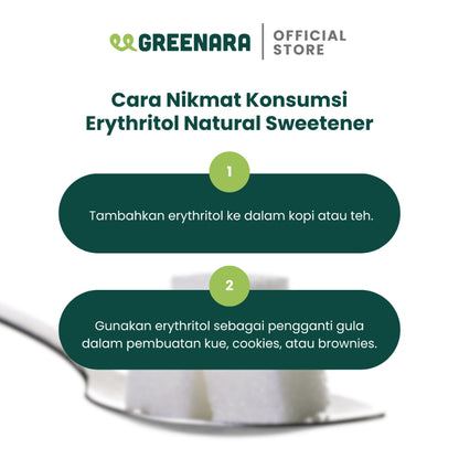 Greenara Pemanis Erythritol 1kg / Pemanis Alami Erythritol