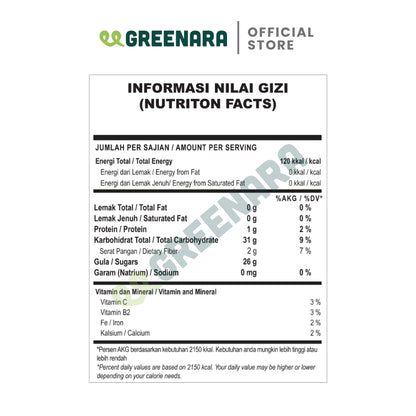 Greenara One Serving Family Fruit Mix 40gr / Snack Sehat / Camilan Buah Kering