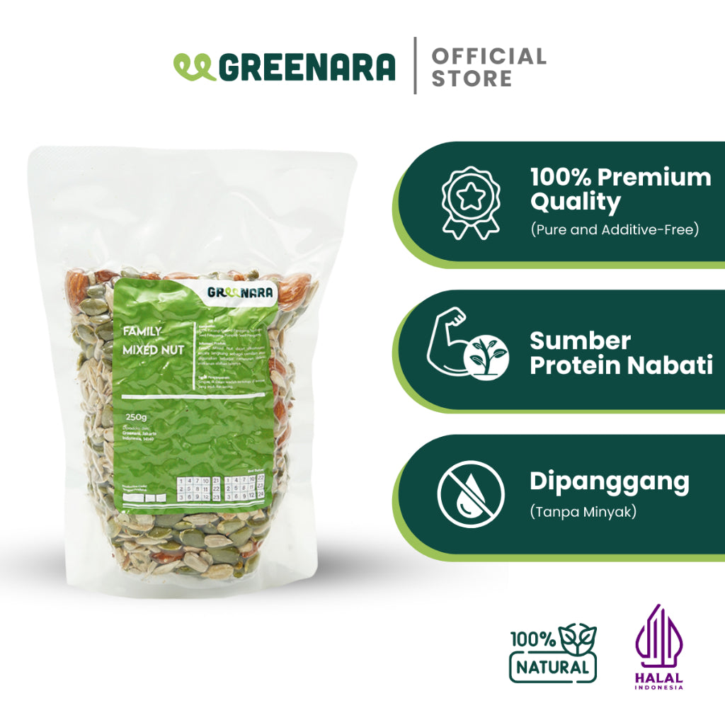 Greenara Family Mixed Nuts 250gr