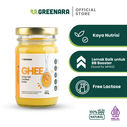 Ghee Mentega Tawar Murni dari Sapi Pemakan Rumput Asli
