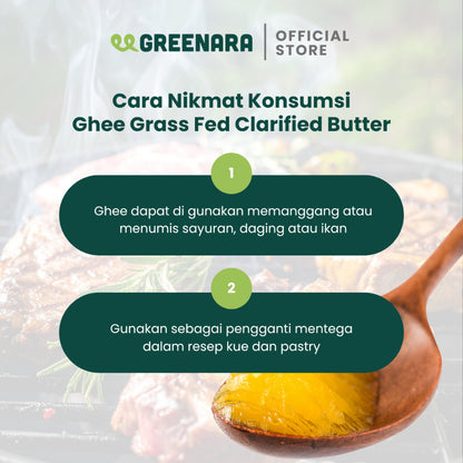 Greenara Ghee Grass Fed Clarified Butter 200gr
