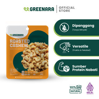 Greenara Snack Sehat Kemasan Individual / Pistachio / Almond / Mede / Walnut / Camilan Diet