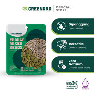 Greenara Snack Sehat Kemasan Individual / Pistachio / Almond / Mede / Walnut / Camilan Diet