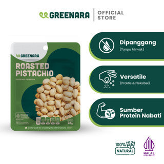 Greenara Snack Sehat Kemasan Individual / Pistachio / Almond / Mede / Walnut / Camilan Diet