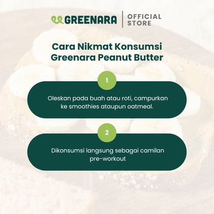 Greenara Natural Peanut Classic Butter 230g Low Calorie (100cal/serv) / Selai Kacang Rendah Kalori
