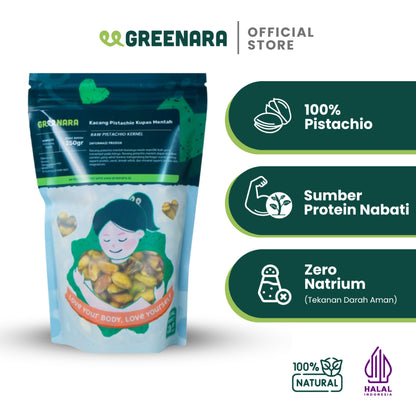 Greenara Kacang Pistachio Kupas 250gr