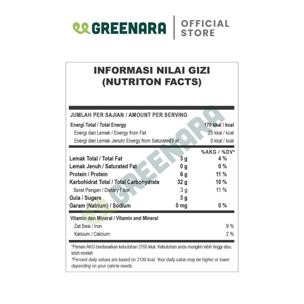Greenara Natural White Quinoa 250gr / Quinoa Putih / Pengganti Nasi Tinggi Protein