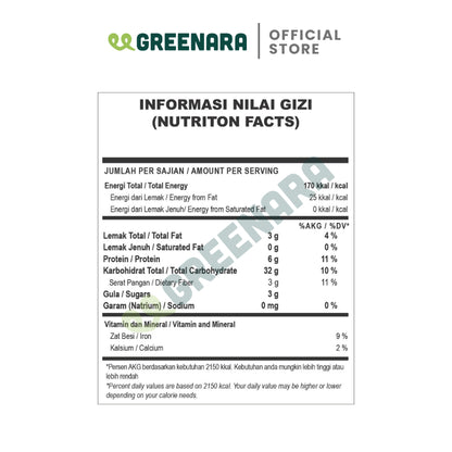 Greenara Natural White Quinoa 250gr / Quinoa Putih / Pengganti Nasi Tinggi Protein