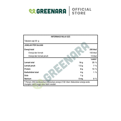 Greenara Natural Roasted Almond 1Kg / Kacang Almond Panggang Tanpa Perasa Tanpa Digoreng