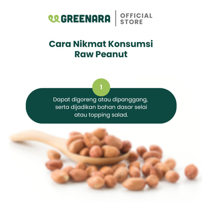 Greenara Natural Peanut 500gr / Kacang Tanah (Mentah)