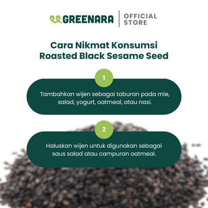 Greenara Wijen Hitam Panggang 250gr