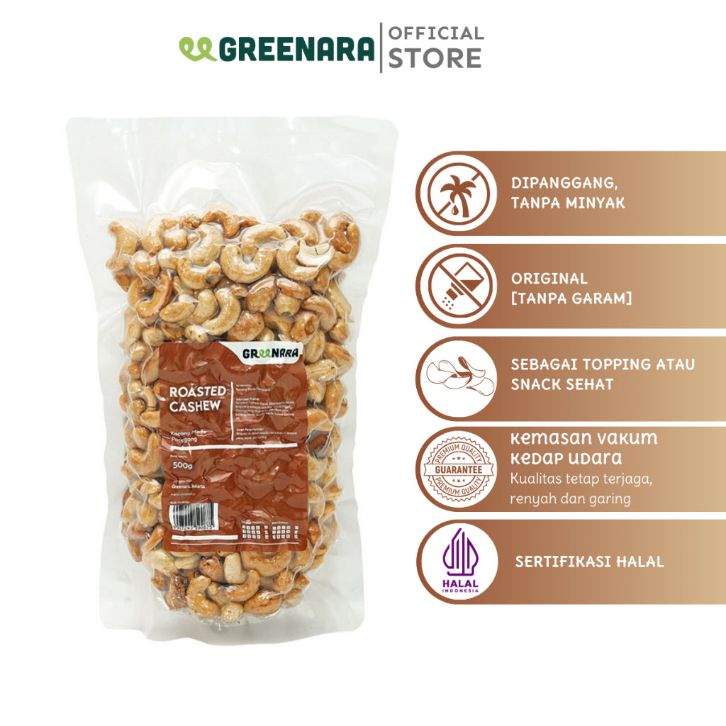 Greenara Kacang Mede Panggang 500gr