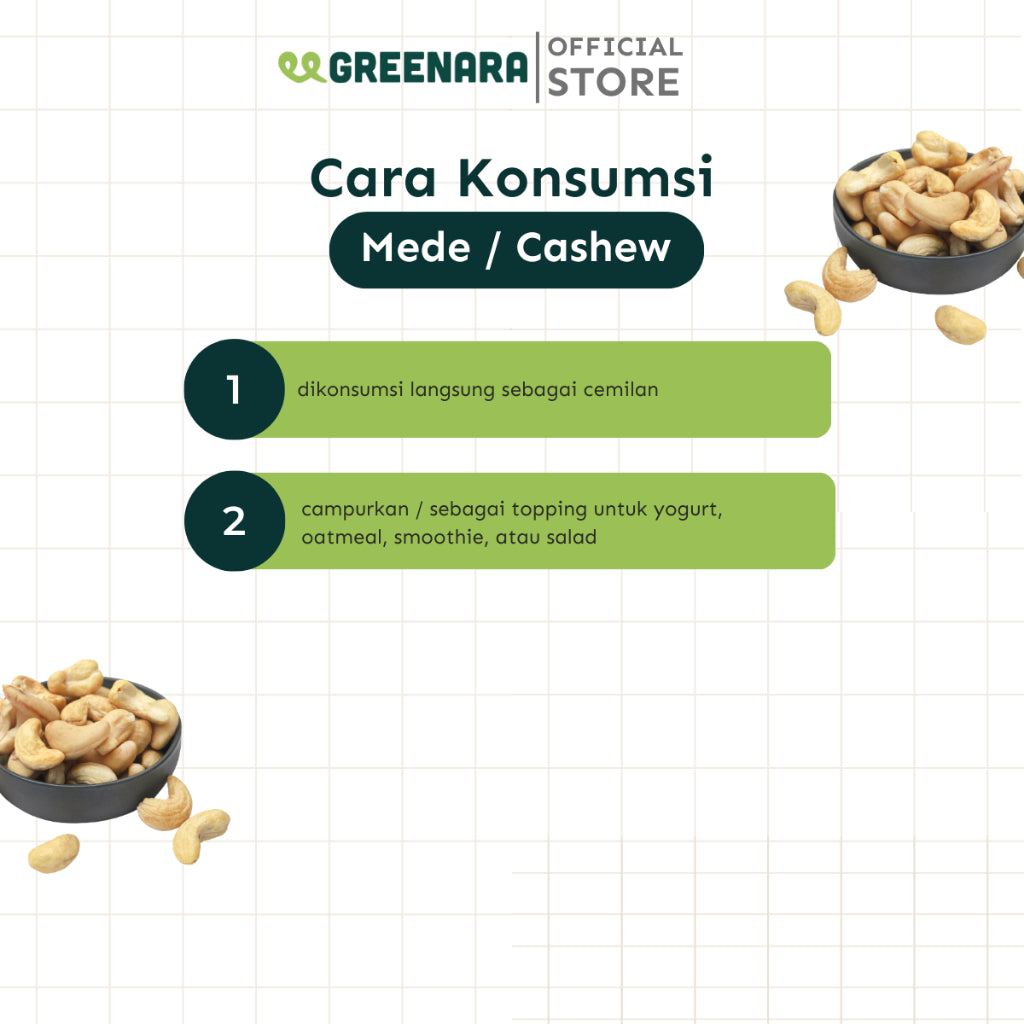 Greenara Kacang Mede Panggang 500gr