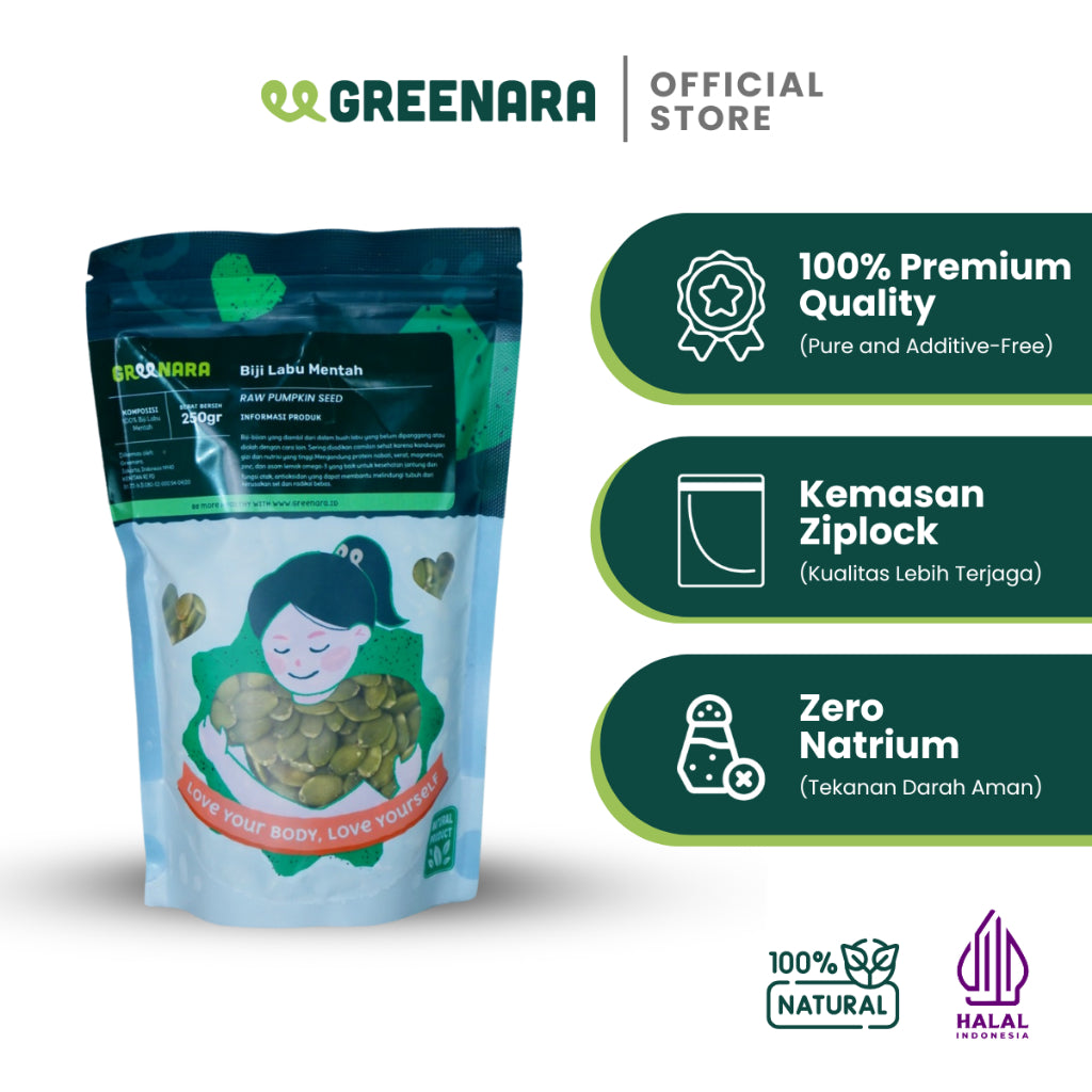 Greenara Biji Labu Mentah 250gr
