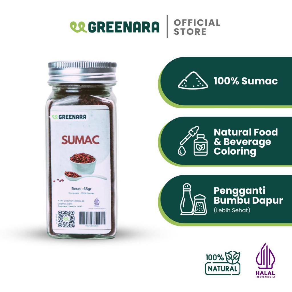 Greenara - Sumac Bubuk 65gr / Bubuk Sumac