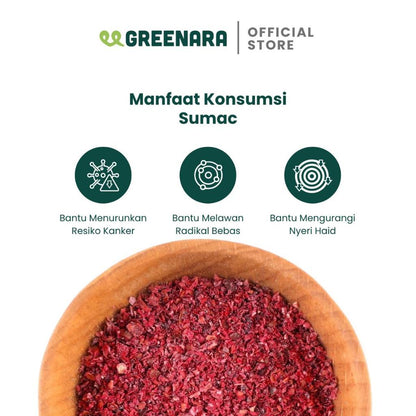 Greenara - Sumac Bubuk 65gr / Bubuk Sumac