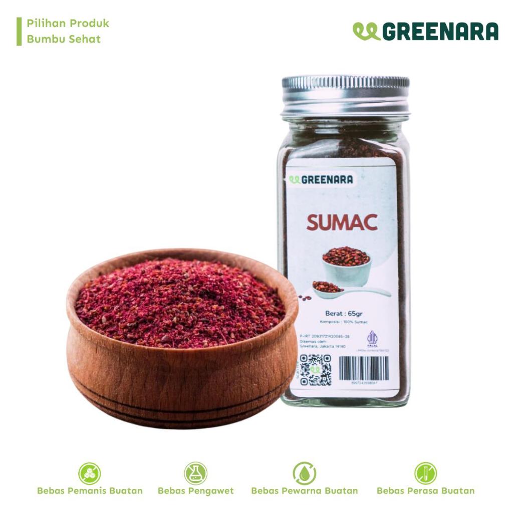 Greenara - Sumac Bubuk 65gr / Bubuk Sumac