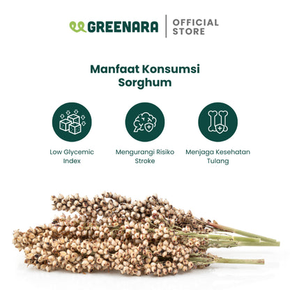 Greenara Natural Sweetener Sorghum Sugar 1Kg/ Gula Sorgum / Pemanis Alami