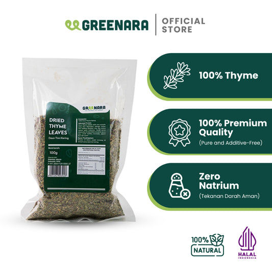 Greenara Daun Thyme Kering 100gr (Saset)