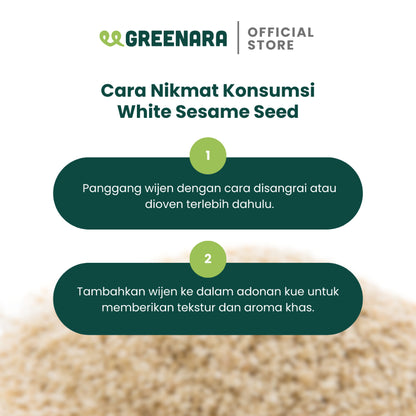 Greenara Wijen Putih 1kg