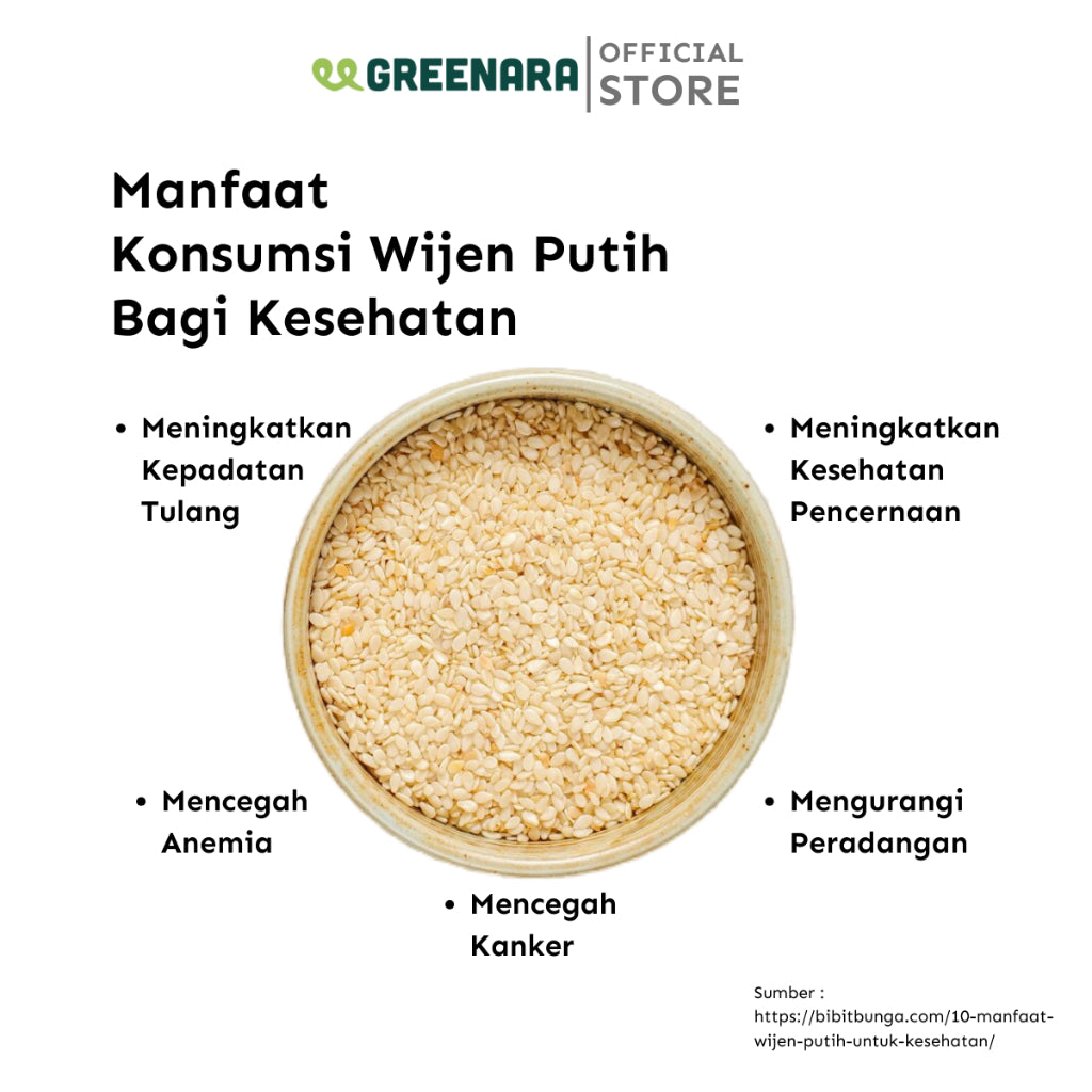 Greenara Wijen Putih 250gr